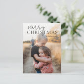 シンプル写真のクモダンラス シーズンポストカード (スタンド正面)