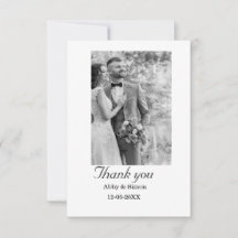 シンプル写真のミニマルエレガモダンント結婚式