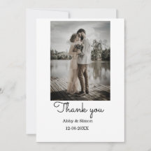 シンプル写真のミニマルエレガモダンント結婚式