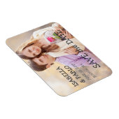 シンプル写真の保存日付 |ヴィンテージ マグネット (右側)