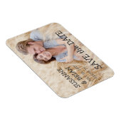 シンプル写真の保存日付 |国 マグネット (右側)