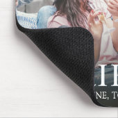 シンプル写真の友パーソナライズされた人 マウスパッド (コーナー)