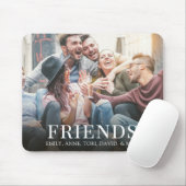 シンプル写真の友パーソナライズされた人 マウスパッド (マウス)