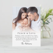 シンプル写真の平和と愛 シーズンカード (スタンド正面)