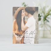 シンプル写真の日付を保存する写真結婚 セーブザデート (スタンド正面)