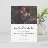 シンプル写真の日付を保存 セーブザデート (スタンド正面)