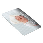 シンプル写真の誕生発表 マグネット (右側)