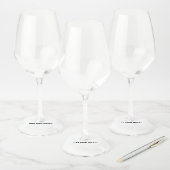 シンプル写真の追加カスタム ワイングラスタグ (セット)