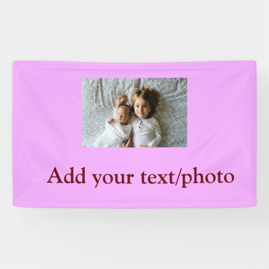 シンプル写真の追加ミニマル文字クリスマスバー 横断幕 (横)