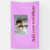 シンプル写真の追加ミニマル文字クリスマスバー 横断幕 (縦)