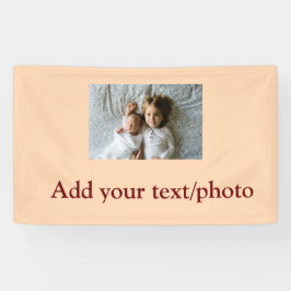 シンプル写真の追加ミニマル文字クリスマスバー 横断幕