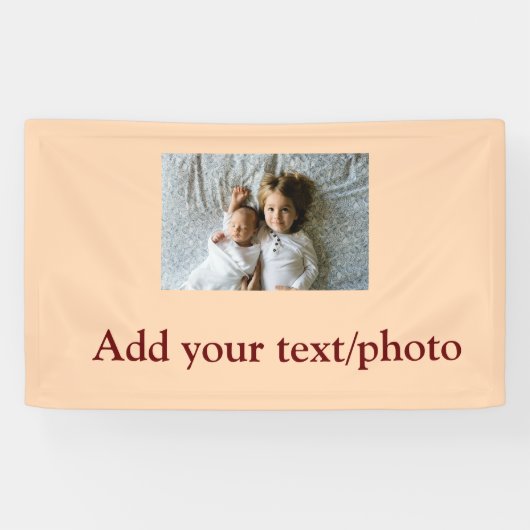 シンプル写真の追加ミニマル文字クリスマスバー 横断幕 (横)