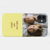 シンプル写真の追加ミニマル文字クリスマスC Case-Mate iPhoneケース (裏面(横))
