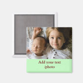 シンプル写真の追加ミニマル文字CHRISTMAS M マグネット (正面/裏面)