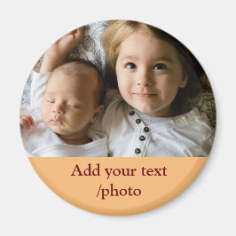 シンプル写真の追加ミニマル文字CHRISTMAS M マグネット