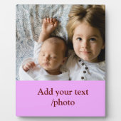 シンプル写真の追加ミニマル文字CHRISTMAS P フォトプラーク (正面)