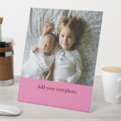 シンプル写真の追加ミニマル文字CHRISTMAS P 台座サイン (インサイチュ)