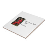 シンプル写真の追加文字メモリアル記念 タイル (側面)