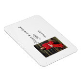 シンプル写真の追加文字メモリアル記念 マグネット (右側)