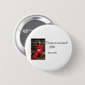 シンプル写真の追加文字メモリアル記念 缶バッジ (正面&裏面)