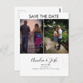 シンプル写真はがきを保存する図形 ポストカード (正面/裏面)