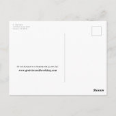 シンプル写真はがきを保存する ポストカード (裏面)