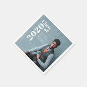 シンプル写真はっきりした卒業紙 スタンダードカクテルナプキン (角)