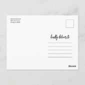 シンプル写真を保存する際に出会う ポストカード (裏面)