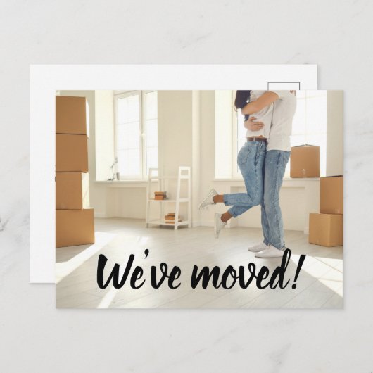 シンプル写真アドレスのスクリプト変更を移動しました ポストカード (正面/裏面)