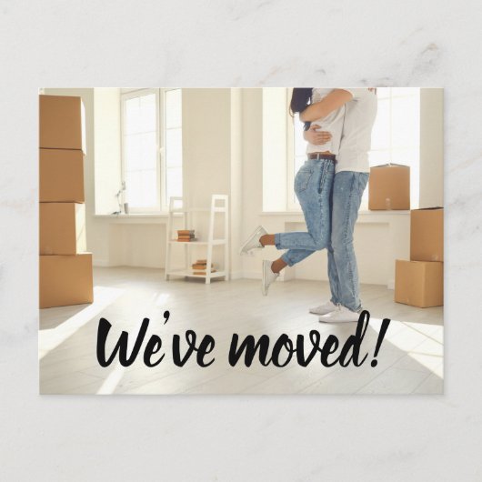 シンプル写真アドレスのスクリプト変更を移動しました ポストカード (正面)