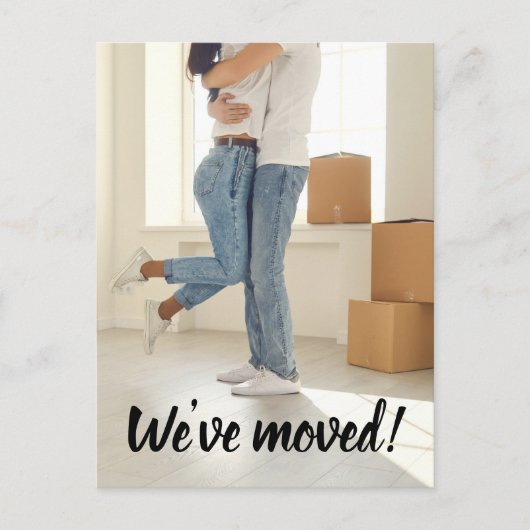 シンプル写真アドレスのスクリプト変更を移動しました  ポストカード (正面)