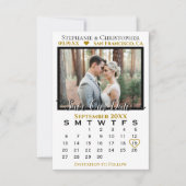 シンプル写真カレン結婚ダ救金ゴールド カード (正面)