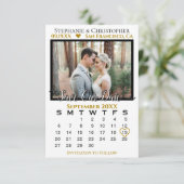 シンプル写真カレン結婚ダ救金ゴールド カード (スタンド正面)