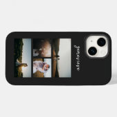 シンプル写真コラージュモダン Case-Mate iPhoneケース (裏面 (横))