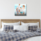 シンプル写真タイポグラフィカスタム キャンバスプリント (インサイチュ (寝室))