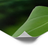 シンプル写真パーソナライズされた引用文 ポスター (角)