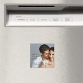 シンプル写真フォーマルセーブザデートマグネット マグネット (インサイチュ (食洗機))