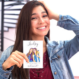 シンプル写真ミニマル花嫁招待状 招待状