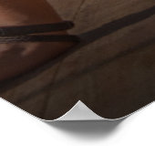 シンプル写真モダンパパファミリーミニマルカスタム主義 ポスター (角)