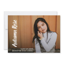 シンプル写真モダン卒業