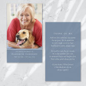 シンプル写真モダン祈りの言葉カード