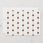 シンプル写真卒業オーバーンクリーム発表 案内状 (裏面)