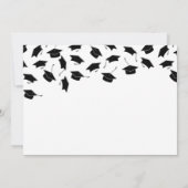 シンプル写真卒業パーティー招待状 招待状 (裏面)