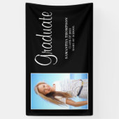 シンプル写真卒業 横断幕 (縦)