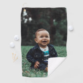 シンプル写真可愛いキッドカスタムパーソナライズされた ゴルフタオル (インサイチュ)