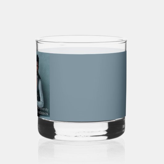 シンプル写真左はっきりした学卒業 ウイスキーグラス (左)