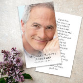 シンプル写真悔やみや弔慰葬儀記念祈りの言葉カード