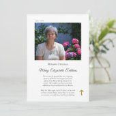 シンプル写真正教会 サンキューカード (スタンド正面)