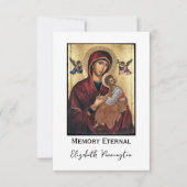 シンプル写真正教会 サンキューカード (正面)