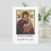 シンプル写真正教会 サンキューカード (スタンド正面)